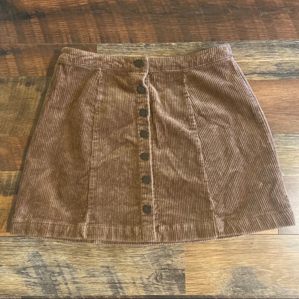 Corduroy skirt